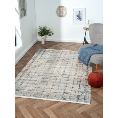 Arian Light Grey/Brown Rug