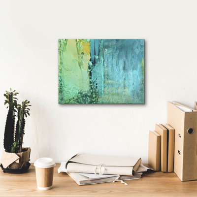  «Bucolique Structure 2» par Carol Young, art mural sur toile, 16 po x 12 po