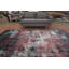 Tapis contemporain à motif abstrait délavé 7 x 10
