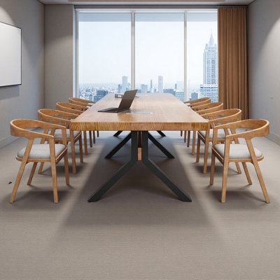 94.49" Solid Wood Rectangular Conference Table by George Oliver