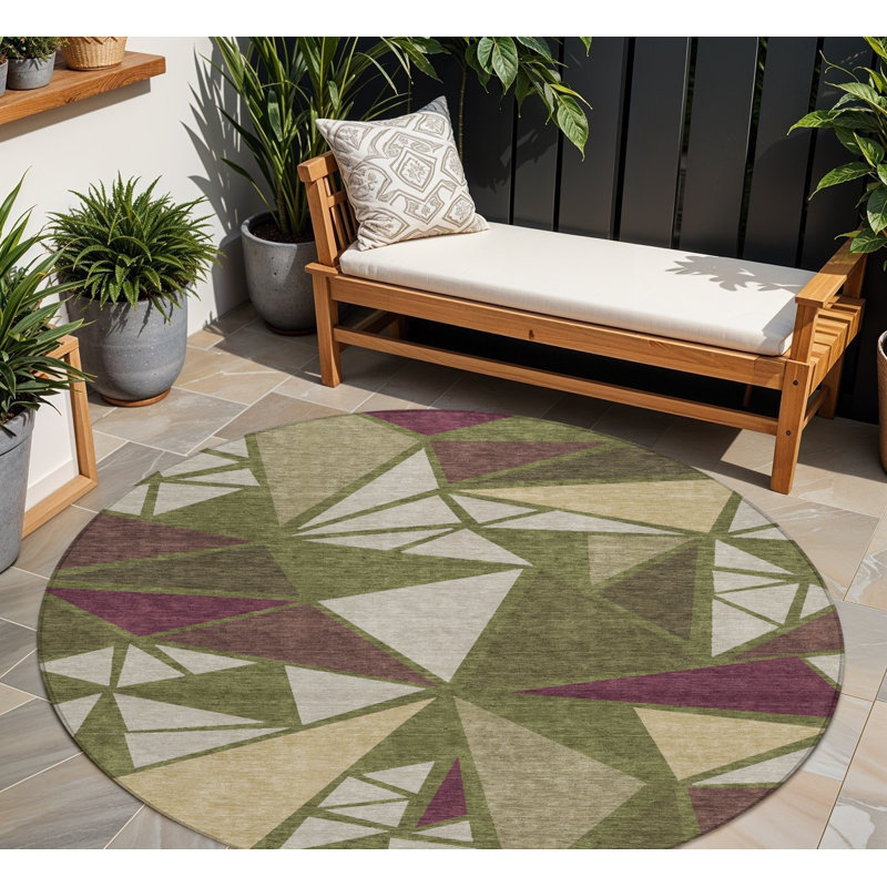 Tapis rond 8 po