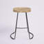 Tabouret en bois massif Hedden-1139044301