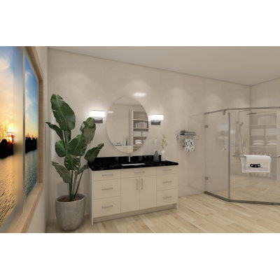 Madison 61" Single Bathroom Vanity Base, Ready to Install