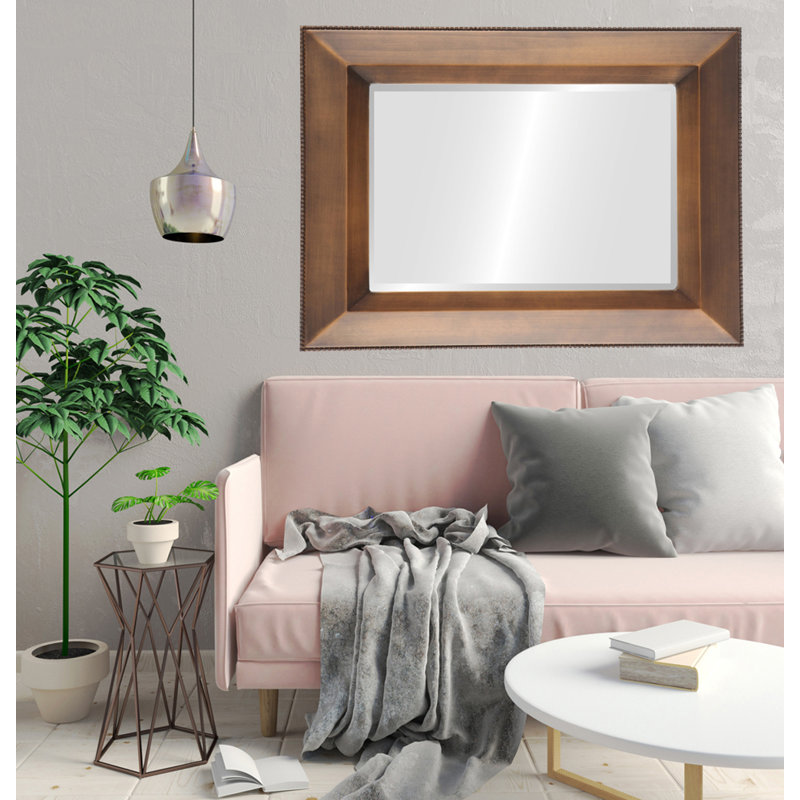 Miroir décoratif en biseau moderne Thierry, 21 po x 17 po