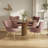 Plush Velvet Upholstered Armchair with Metal Legs-1684486176