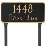 Madison 2-Line Lawn Address Sign
