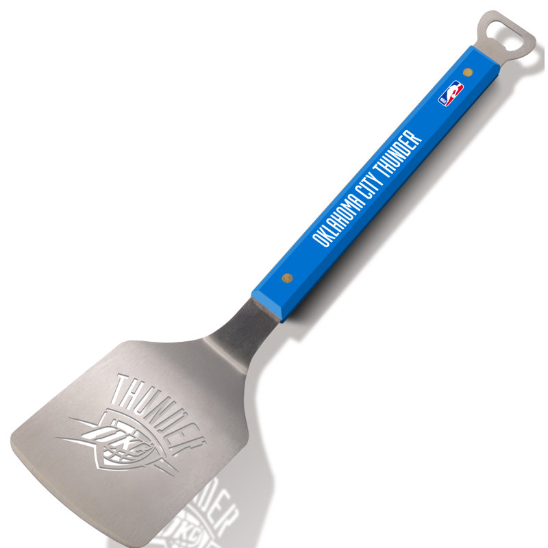 Stainless Steel Grill Spatula, Blue, Oklahoma City Thunder