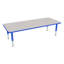 Table d'activités préscolaire rectangulaire à hauteur réglable avec roulettes-50509300-50509289-50509296