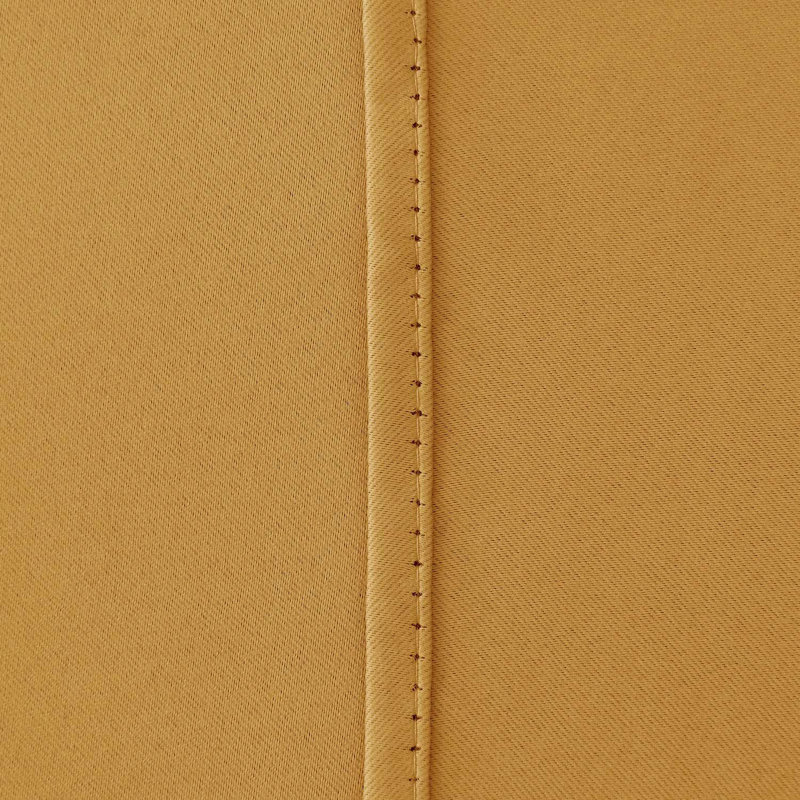 My Home Store Ultra-Soft Blackout Curtains Enguerran with Eyelets and Tie Backs, 228 W x 274cm D, Yellow