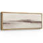 «Minimalist Neutral Horizon Abstract Landscape Calm», très grande impression sur toile encadrée-125011756-125011757