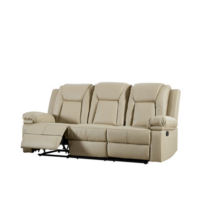 Faux Leather Recliner