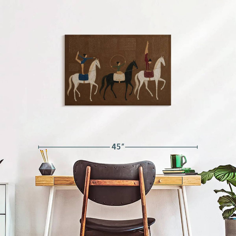 Equestrian Performance, 20" H x 30" W