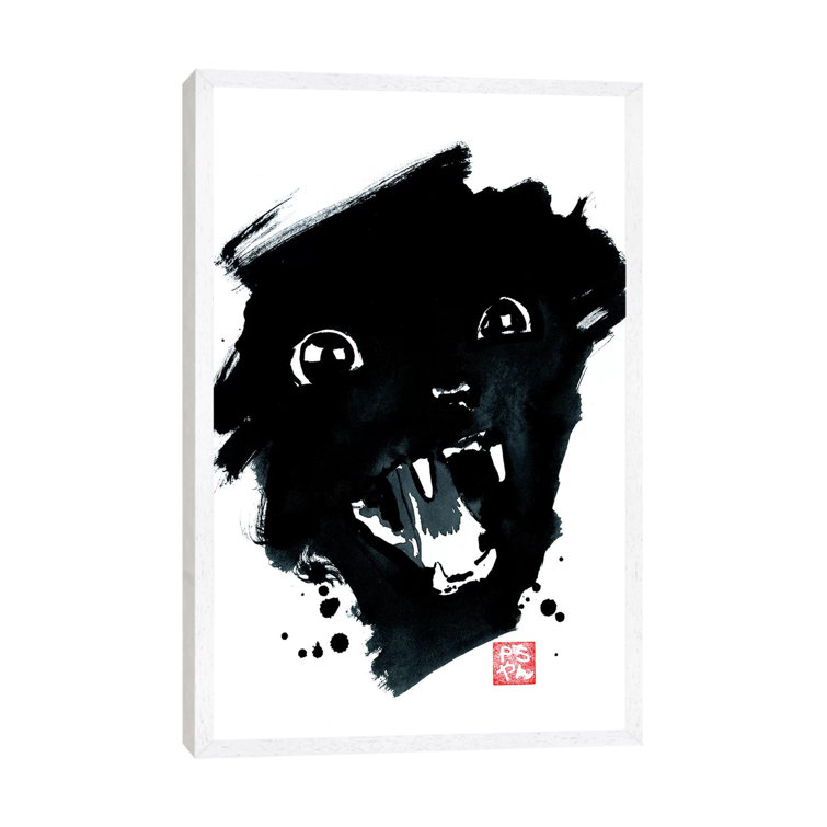 Screaming Cat by Péchane - Print on Canvas