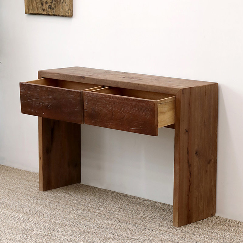 Vintage Solid Wood Entryway Console