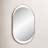 Iron Oval Wall Mirror