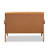 Charda Faux Leather 45.1'' Reception Loveseat