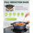 Granitestone Diamond 6 PC Nonstick Heavy Duty Nesting Pots Cookware Set