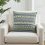 Coussin Plutus Green Red Blue Vibrant Horizon-103835781-103835780
