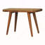 Banc en bois et rotin Larissa, beige et brun