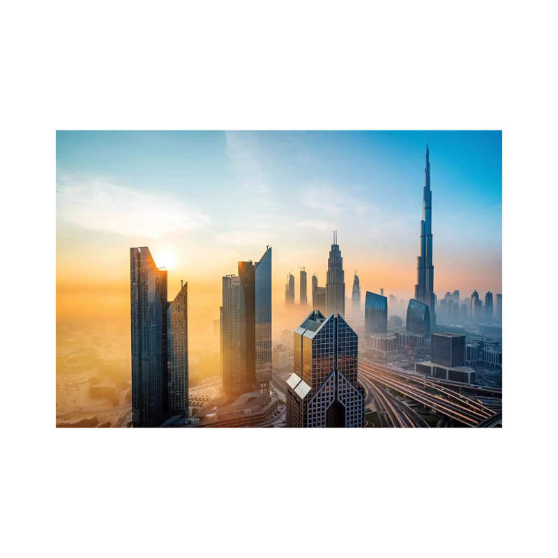 Burj Khalifa, Tallest Building In The World by Susanne Kremer - Gallery-Wrapped Canvas Giclée on Canvas, Canvas