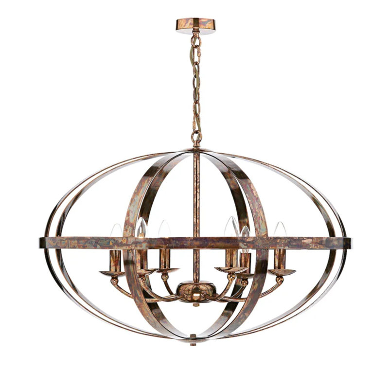 6 - Light Copper Sphere Pendant