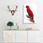 An Eclectus Parrot by F. Levaillant - Wrapped Canvas Painting Pint - Wrapped Canvas-55367807