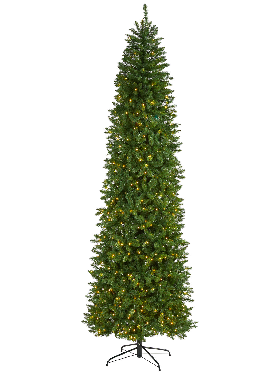 Lighted Artificial Christmas Tree, 9' H