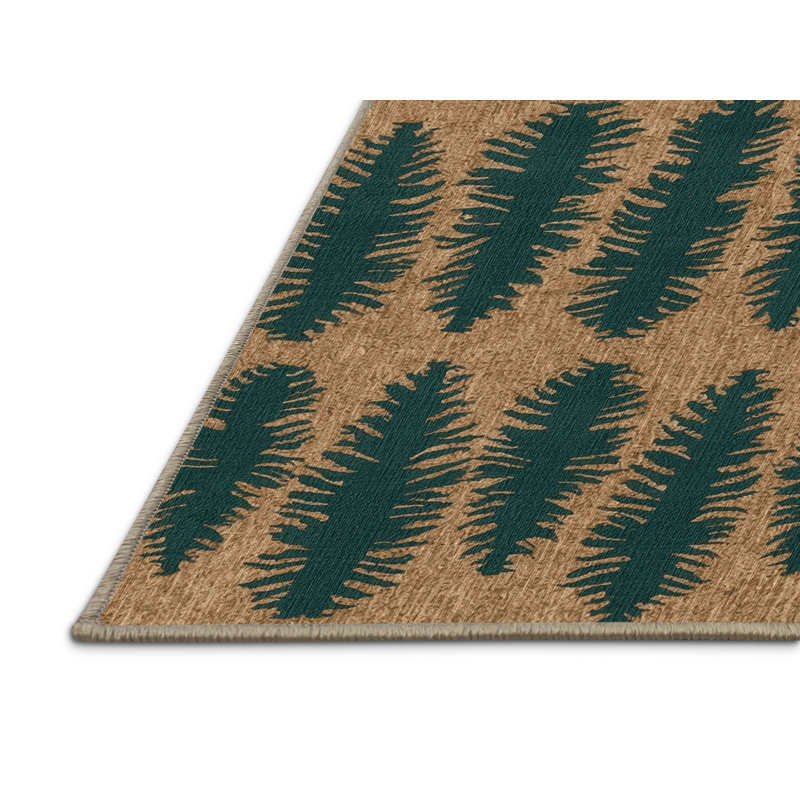  Tapis lavable Pine Trees Farm, Rectangulaire 2 pi x 3 pi