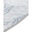 Tapis floral en polyester tissé à la machine en blanc / gris / bleu Lamm-427720467