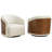 Delwood Vegan Leather Modern & Comfort Swivel Barrel Chair (Set Of 2)-1890958893
