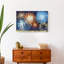 Feu d'artifice sur toile
