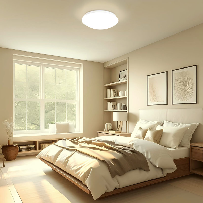 10-inch Led Mushroom Ceiling Light, 3000K