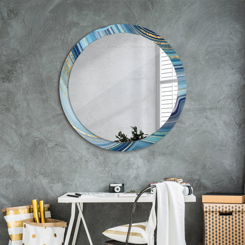 Huldar Glass Flat Wall Mirror