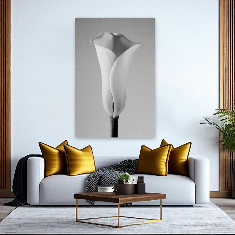 Calla n ° 1 - art floral et nature morte, H 60 po x l 40 po