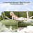 Oversized Down-Filled Modular Sofa With Ottomans-427721370-418034111