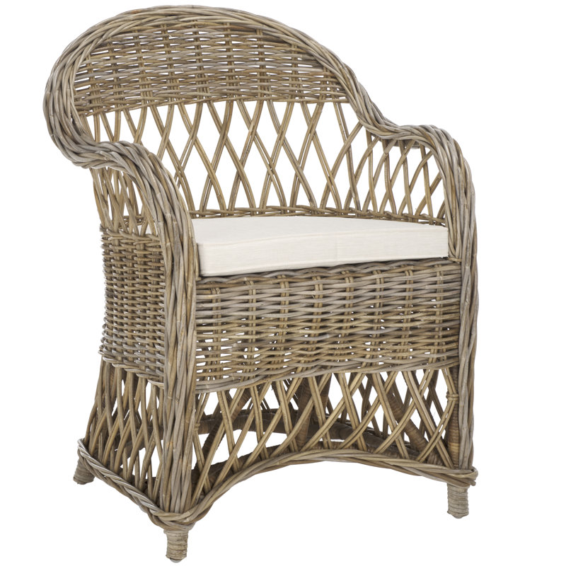 Sephina Upholstered Armchair, Natural Kubu