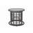 Taranto Round Glass Outdoor Side Table , 18.25 " W 18.25 " D-121771415