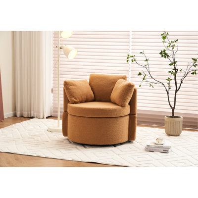 Chaise en tissu kaki moderne avec rangement et coussin de dossier rembourré ergonomique pour une assise confortable