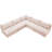 Ensoll Velvet L-Shaped Sectional Reversible-1496889977