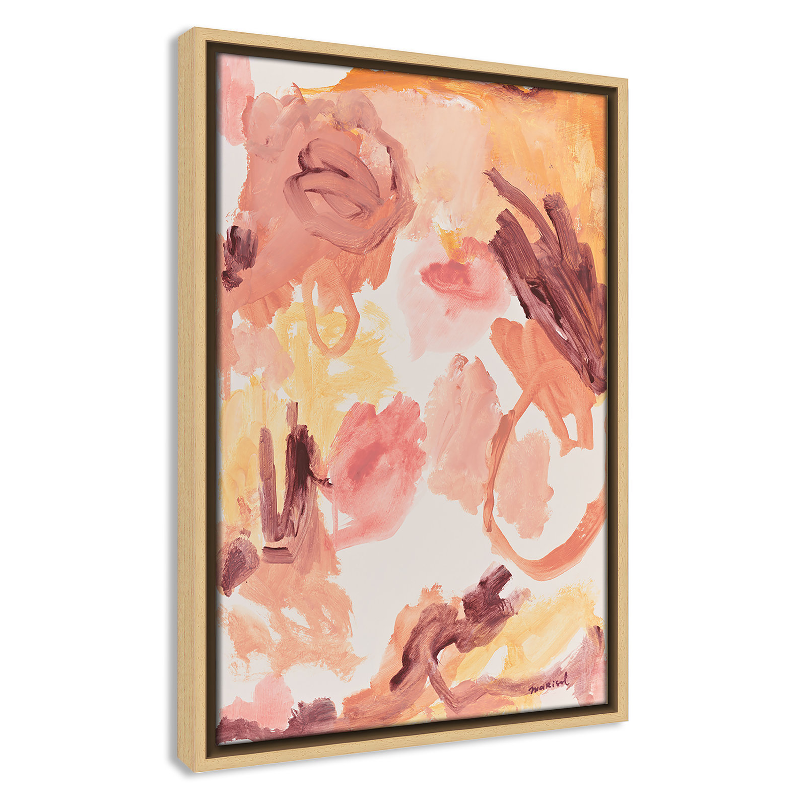Living In A Dream Print by Marisol Evora, 13.5'' W x 19.5'' H, Natural Floater