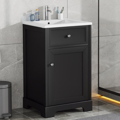 20'' Single Bathroom Vanity With Ceramic Top