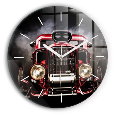 Glass Wall Clock