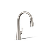Graze Touchless Pull-Down Kitchen Sink Faucet With Three-Function Sprayhead