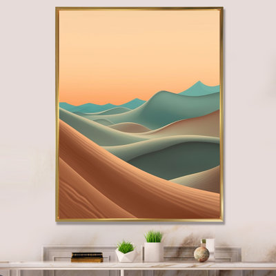Desert Sands I - paysages, impressions sur toile