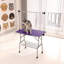 Table de toilettage pliante pour chien 36 po avec cadre en acier inoxydable et support réglable-118534773