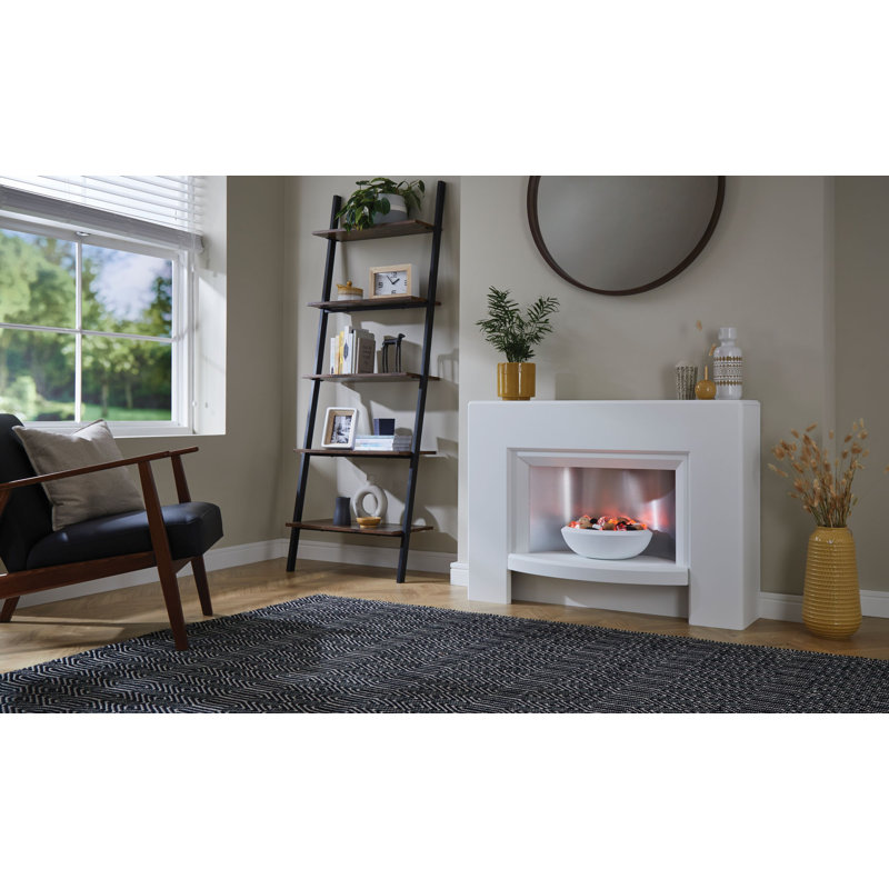 Stockeld Suncrest 111cm W White Fireplace