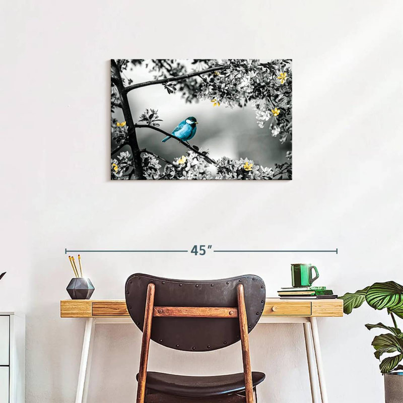 Brampt Blue Tit Pop, 20" H x 30" W