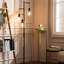 Lampe sur pied à arbre doré antique - Style contemporain avec ampoules à DEL Edison-36500649