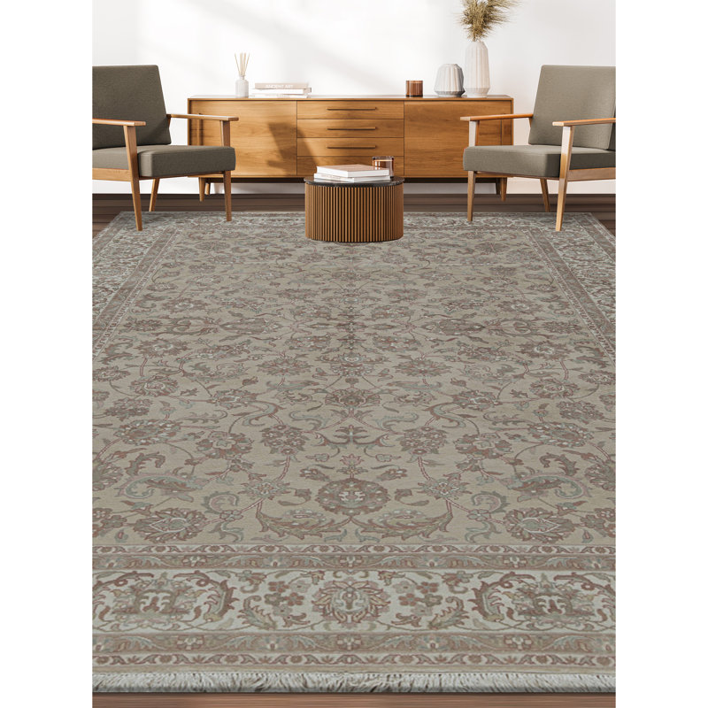 Handmade Wool Oriental Area Rug