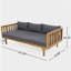 Lit de jour 3 places Claremont (gris foncé)-530071151